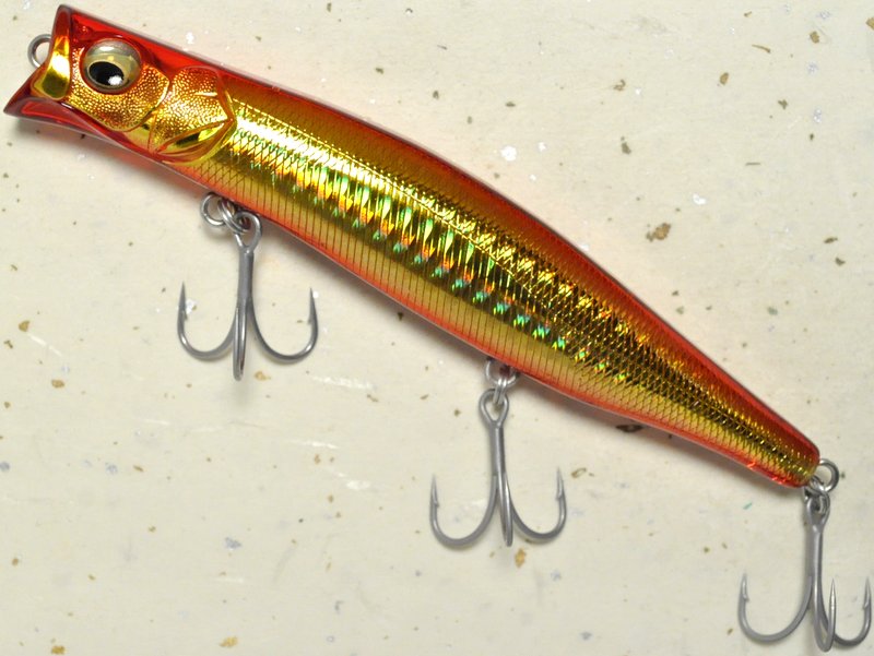 メガバス カゲロウ124F：GG AKAKIN（1091限定カラー）【ネコポス配送可