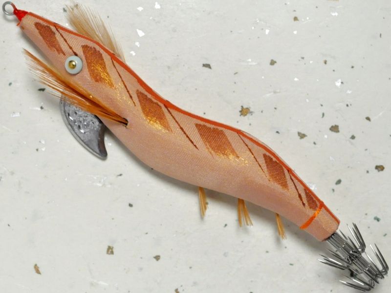 林釣漁具製作所 餌木猿 3.5号：1号 金テープ【ネコポス配送可】の通販