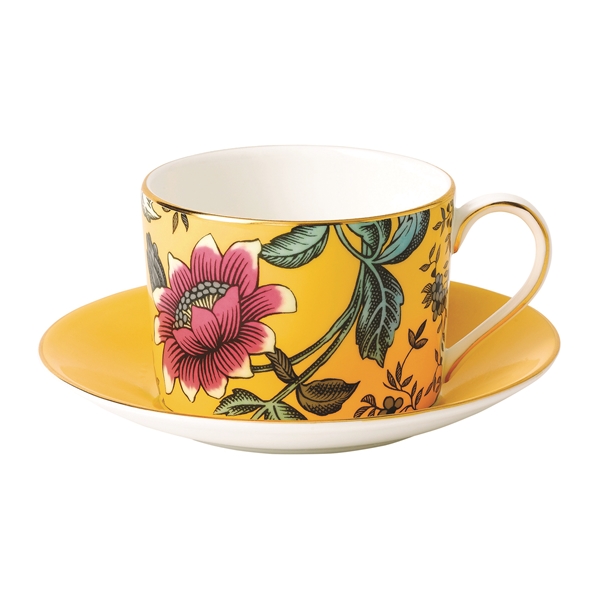 ウェッジウッド】ワンダーラスト イエロートンキン ティーカップ