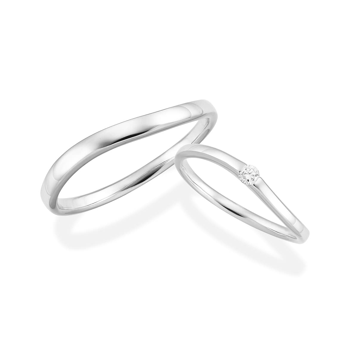 K14ホワイトゴールドペアリング(RFR490)|TSUTSUMI（ジュエリーツツミ