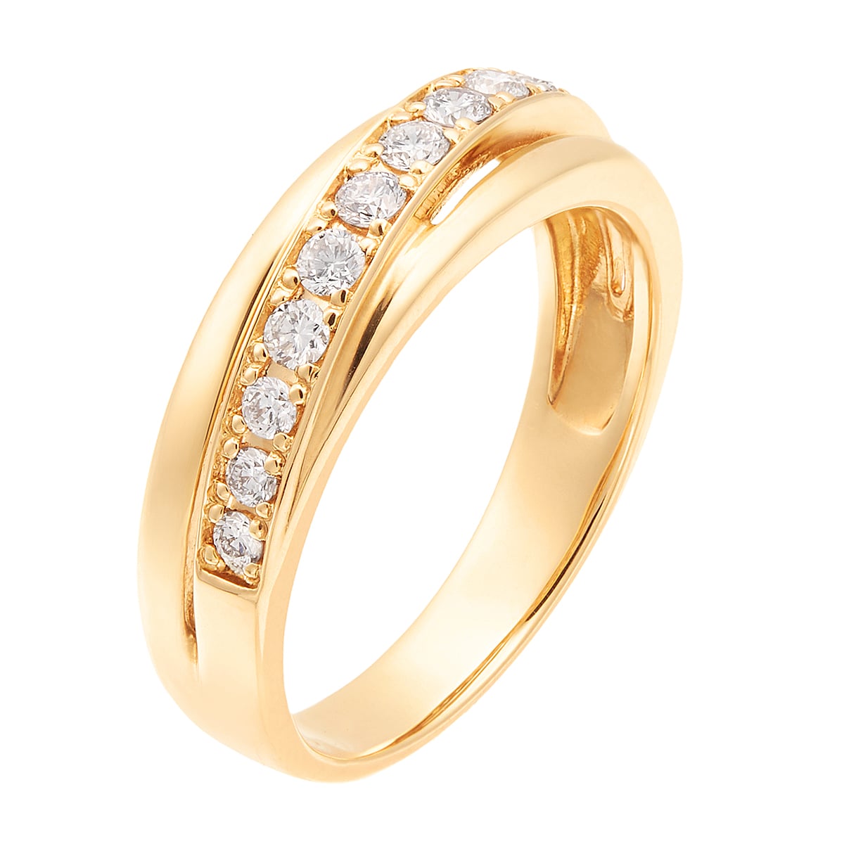 K18イエローゴールドダイヤモンドリング(RFR816-001)|TSUTSUMI