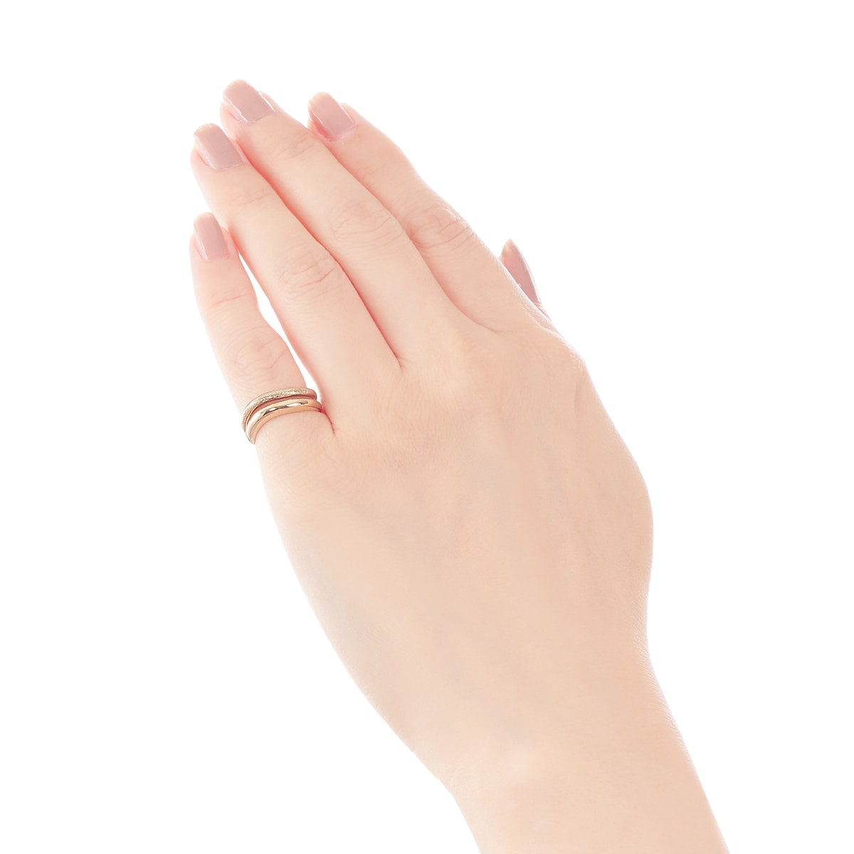 K10イエローゴールドリング（ピンキーリング）(RFR049-002)|TSUTSUMI