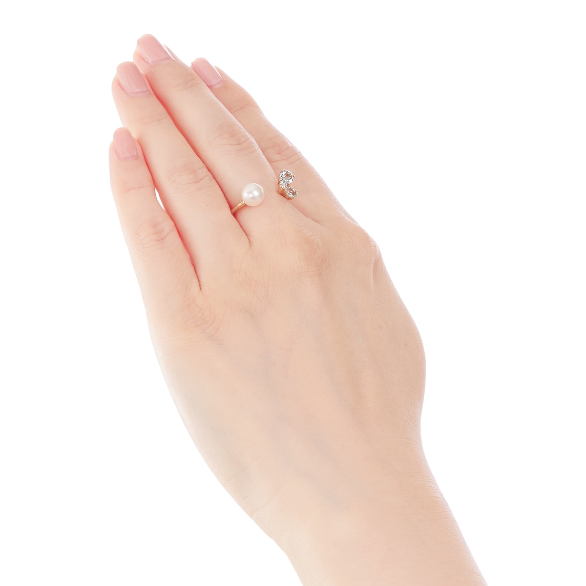 K10イエローゴールド淡水パールリング(RFR057-001)|TSUTSUMI