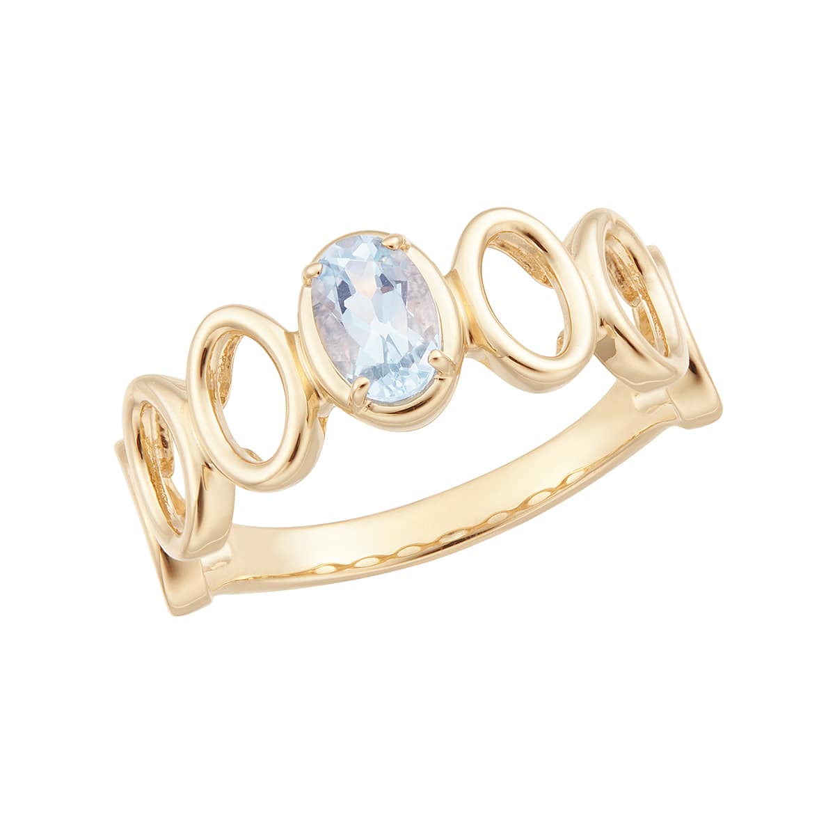 K10イエローゴールドスカイブルートパーズリング(RFR348-002)|TSUTSUMI