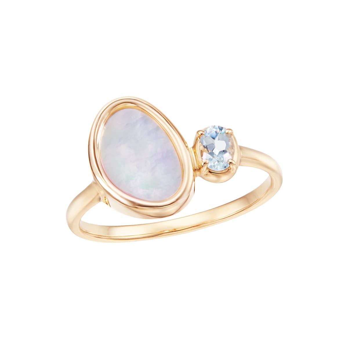 K10イエローゴールドシェルリング(RFR801-002)|TSUTSUMI（ジュエリー