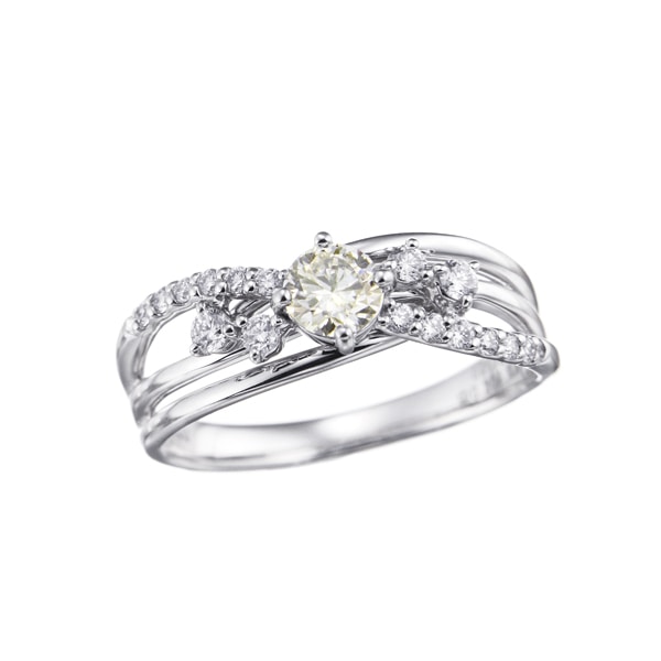 プラチナ鑑定書付ダイヤモンドリング（0.3カラット）(RKR300)|TSUTSUMI