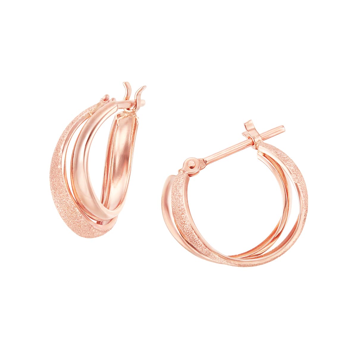 K10ピンクゴールドロードライトガーネットピアス(RPE925-003)|TSUTSUMI