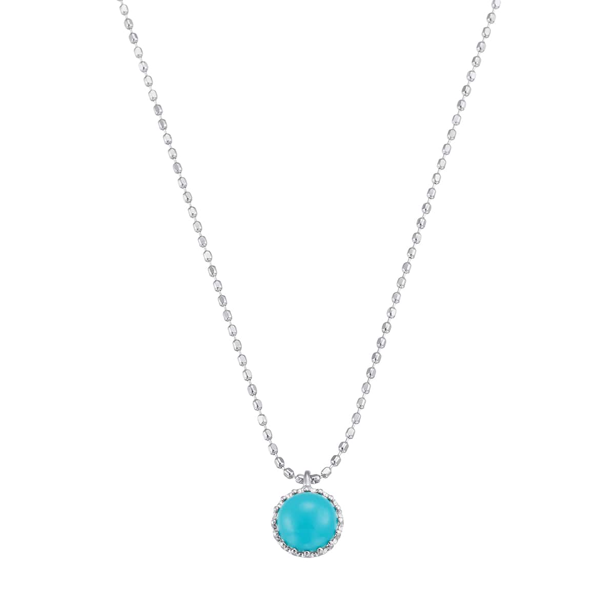 K10イエローゴールドターコイズネックレス(RPN013-001)|TSUTSUMI