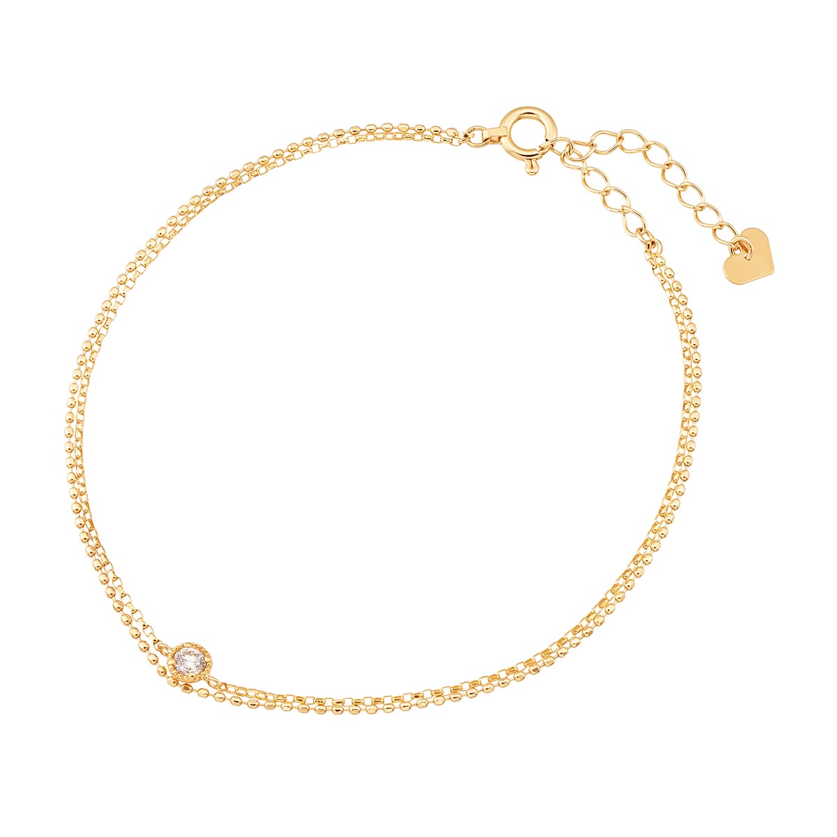 K18イエローゴールドダイヤモンドブレスレット(RBL153)|TSUTSUMI