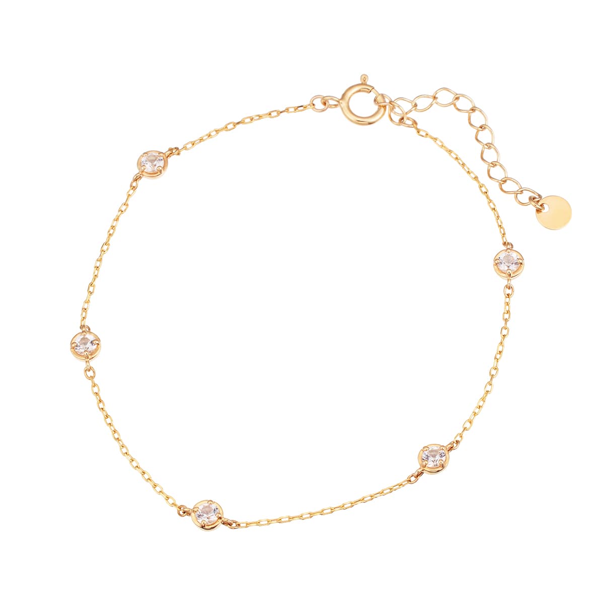 K10イエローゴールドダイヤモンドブレスレット(RBL002)|TSUTSUMI