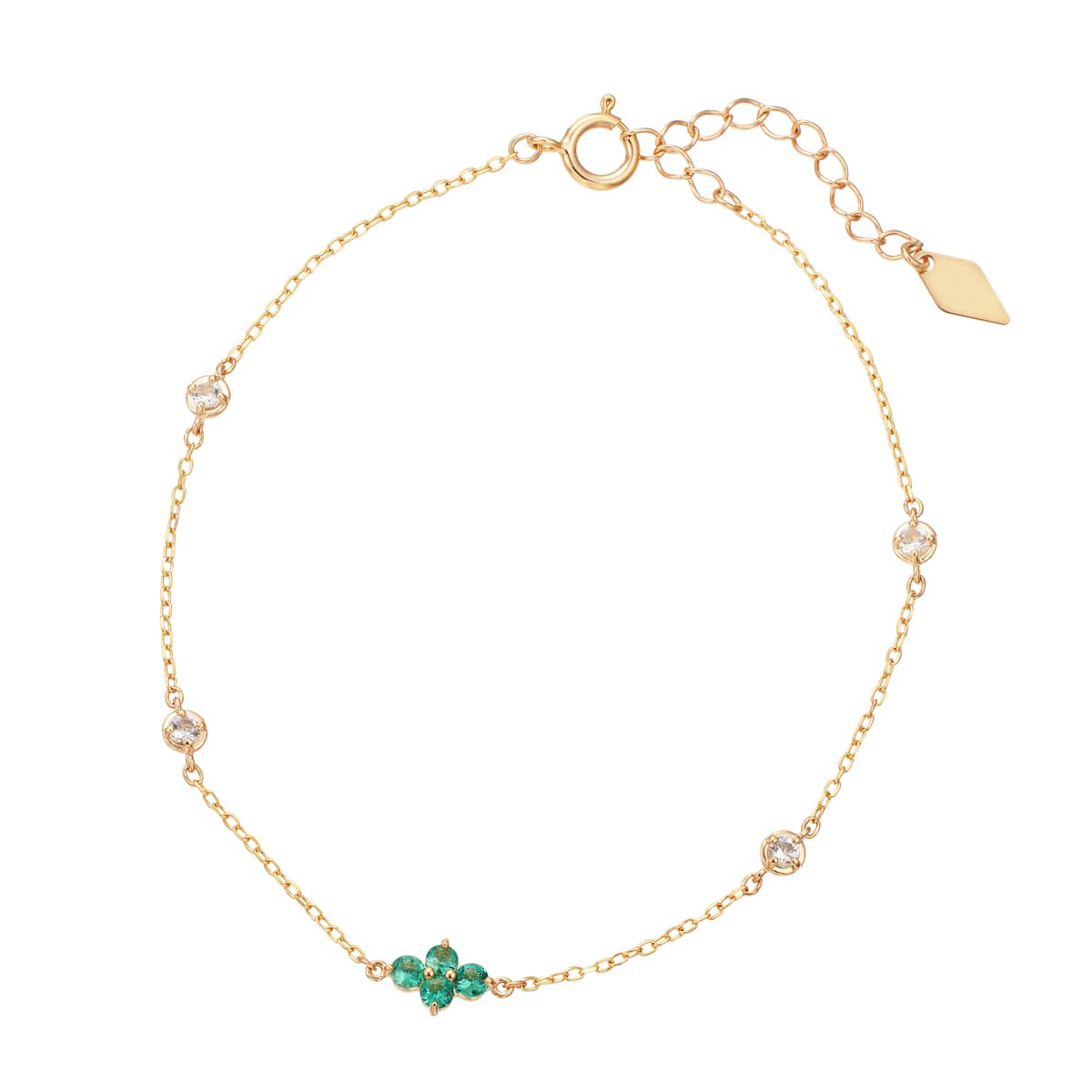 K18イエローゴールドダイヤモンドブレスレット(RBL549)|TSUTSUMI