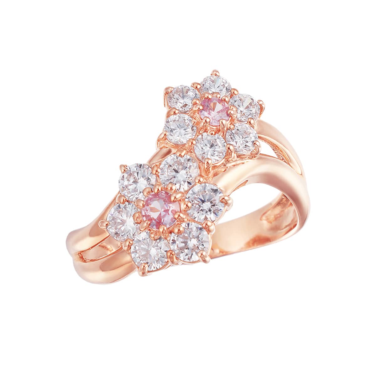 K10ピンクゴールドピンクサファイアリング(RFR473-001)|TSUTSUMI