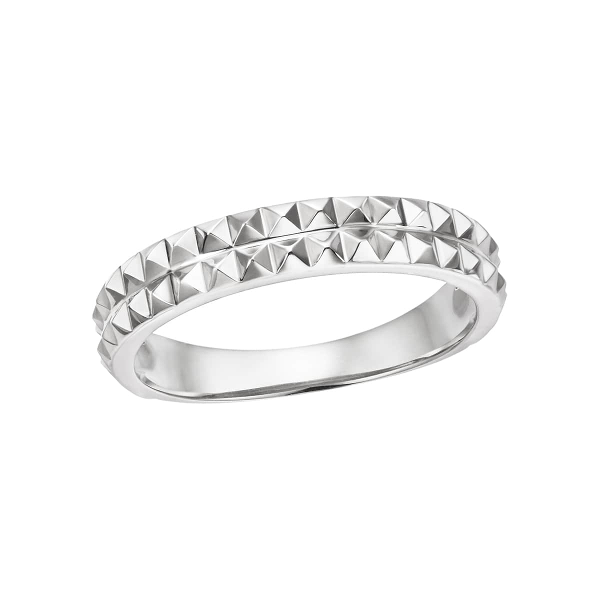 プラチナ鑑定書付ダイヤモンドリング（0.08カラット）(RKR034