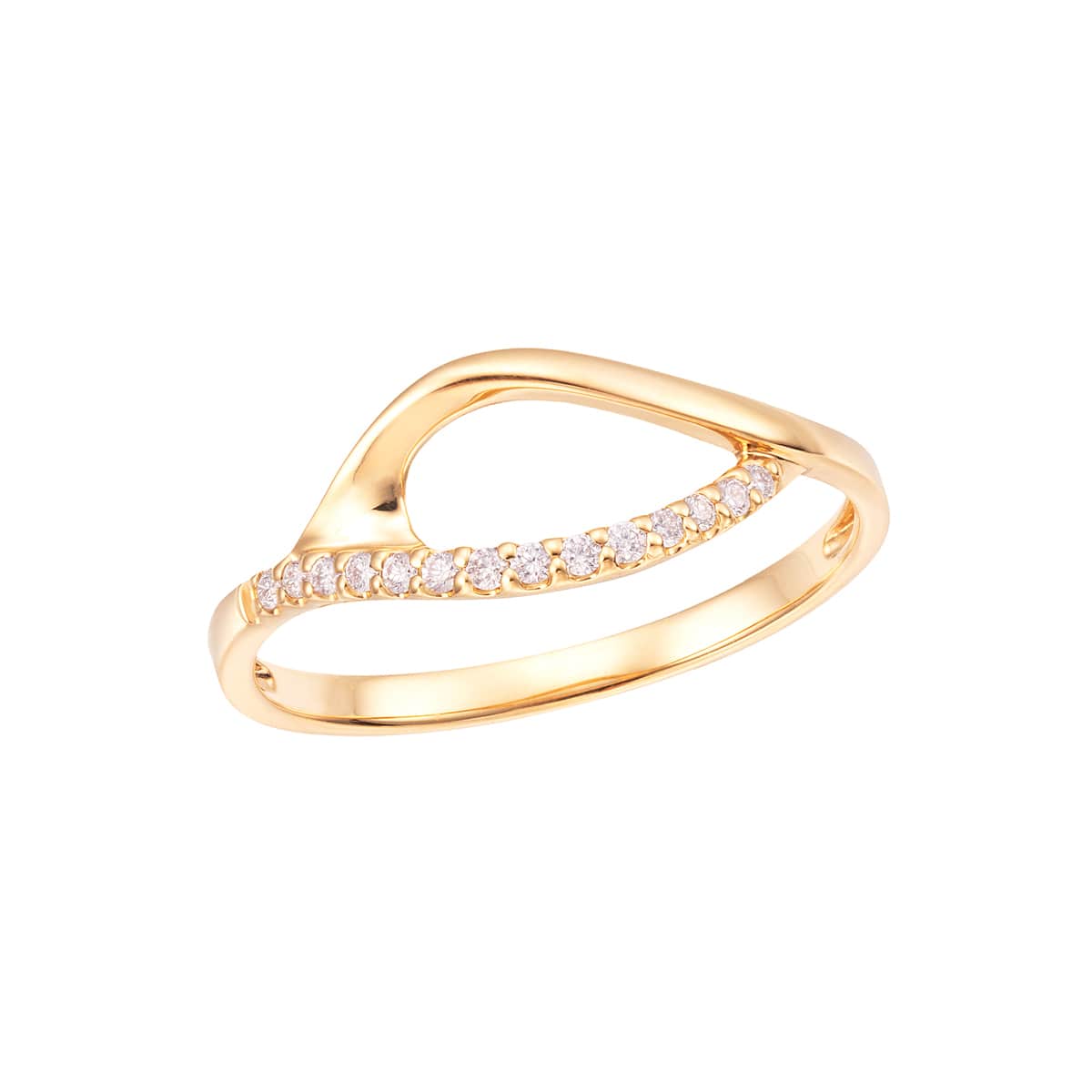 K10ホワイトゴールドダイヤモンドリング(RFR400)|TSUTSUMI（ジュエリー