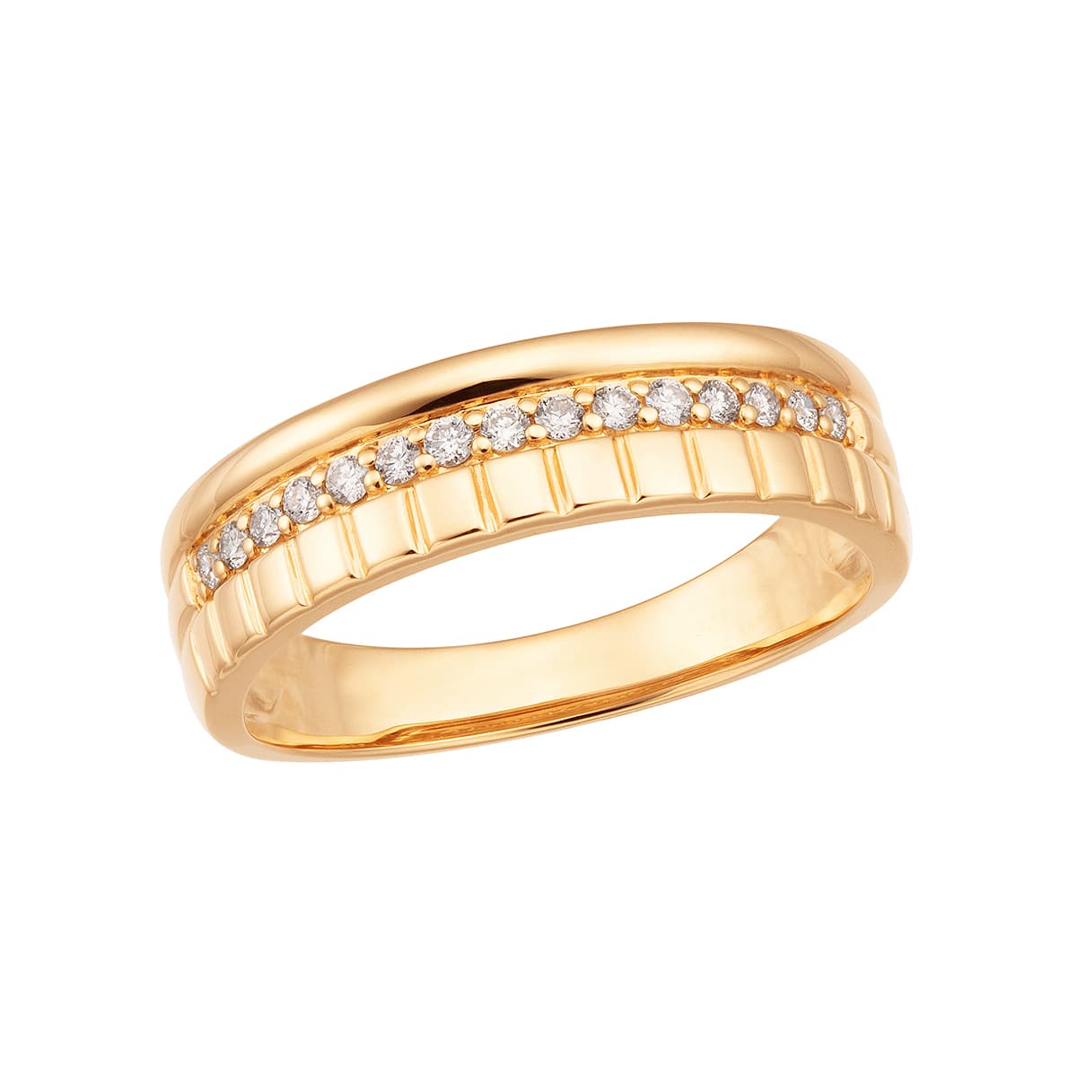 K18イエローゴールドダイヤモンドリング(RFR895-002)|TSUTSUMI