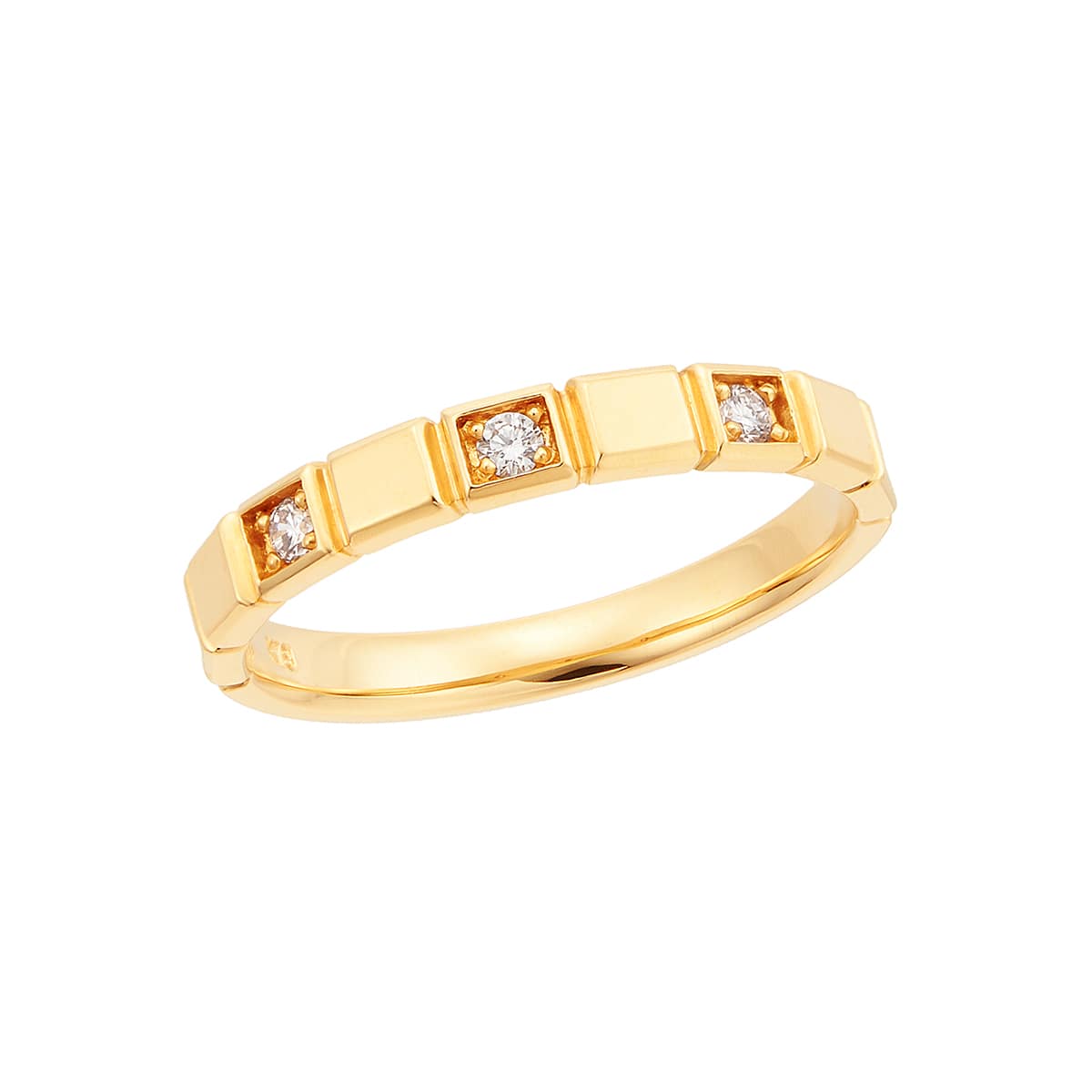 K18イエローゴールドダイヤモンドリング(RFR818-001)|TSUTSUMI