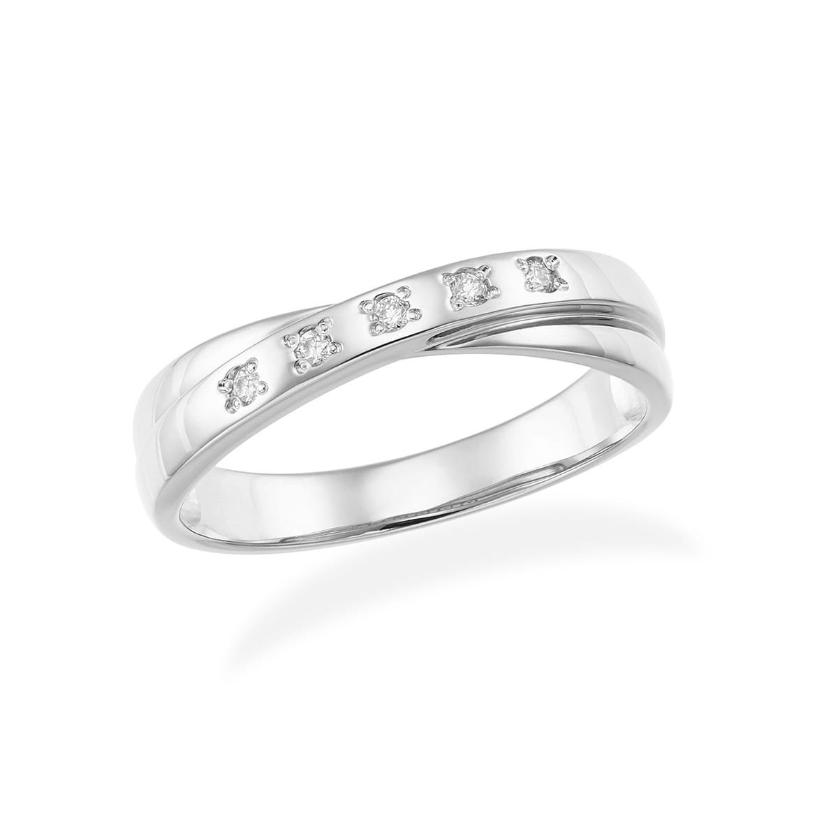 K18イエローゴールドダイヤモンドペアリング(RFR347-001)|TSUTSUMI