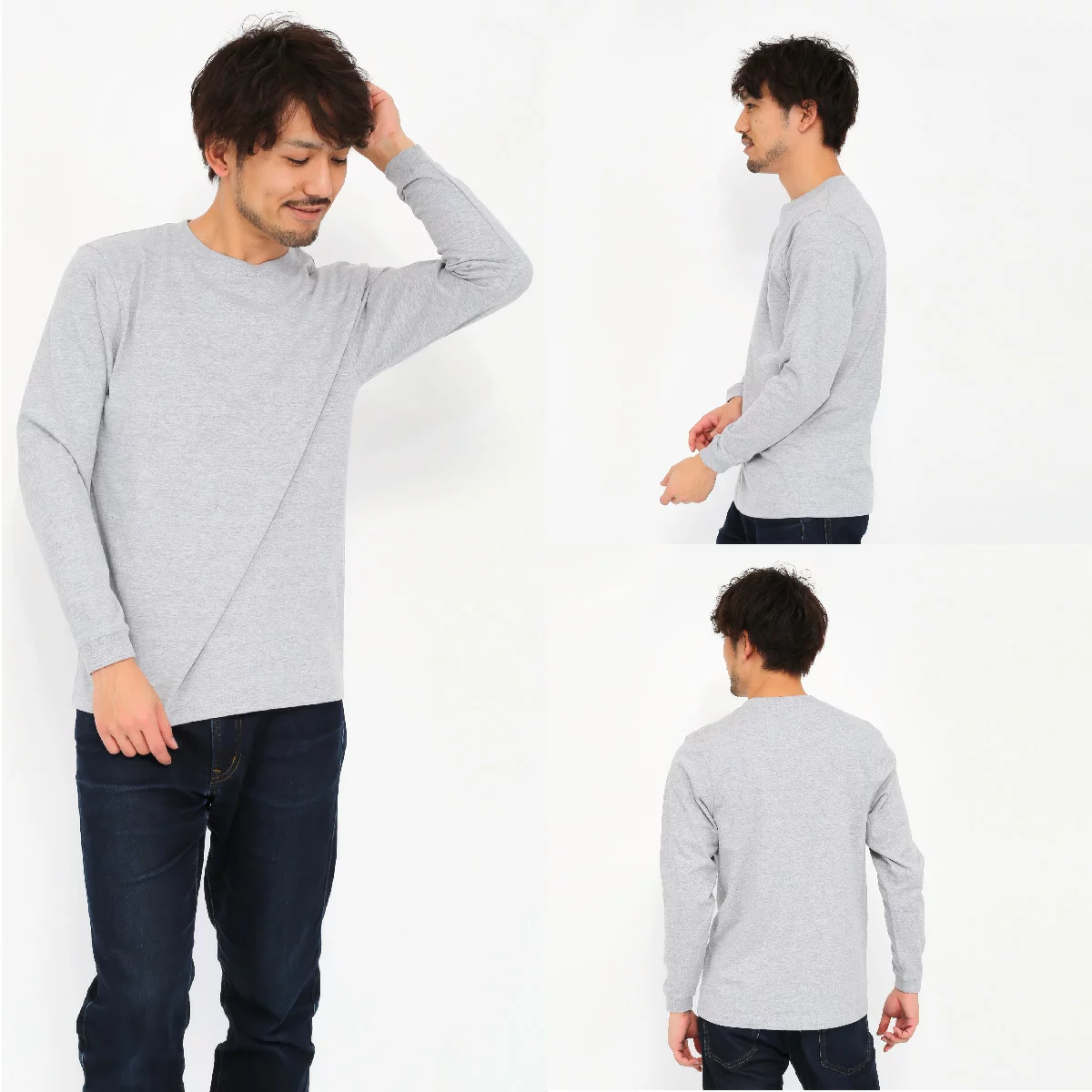 6.2オンスヘビーウェイトロングスリーブTシャツ（カラー） | メンズ