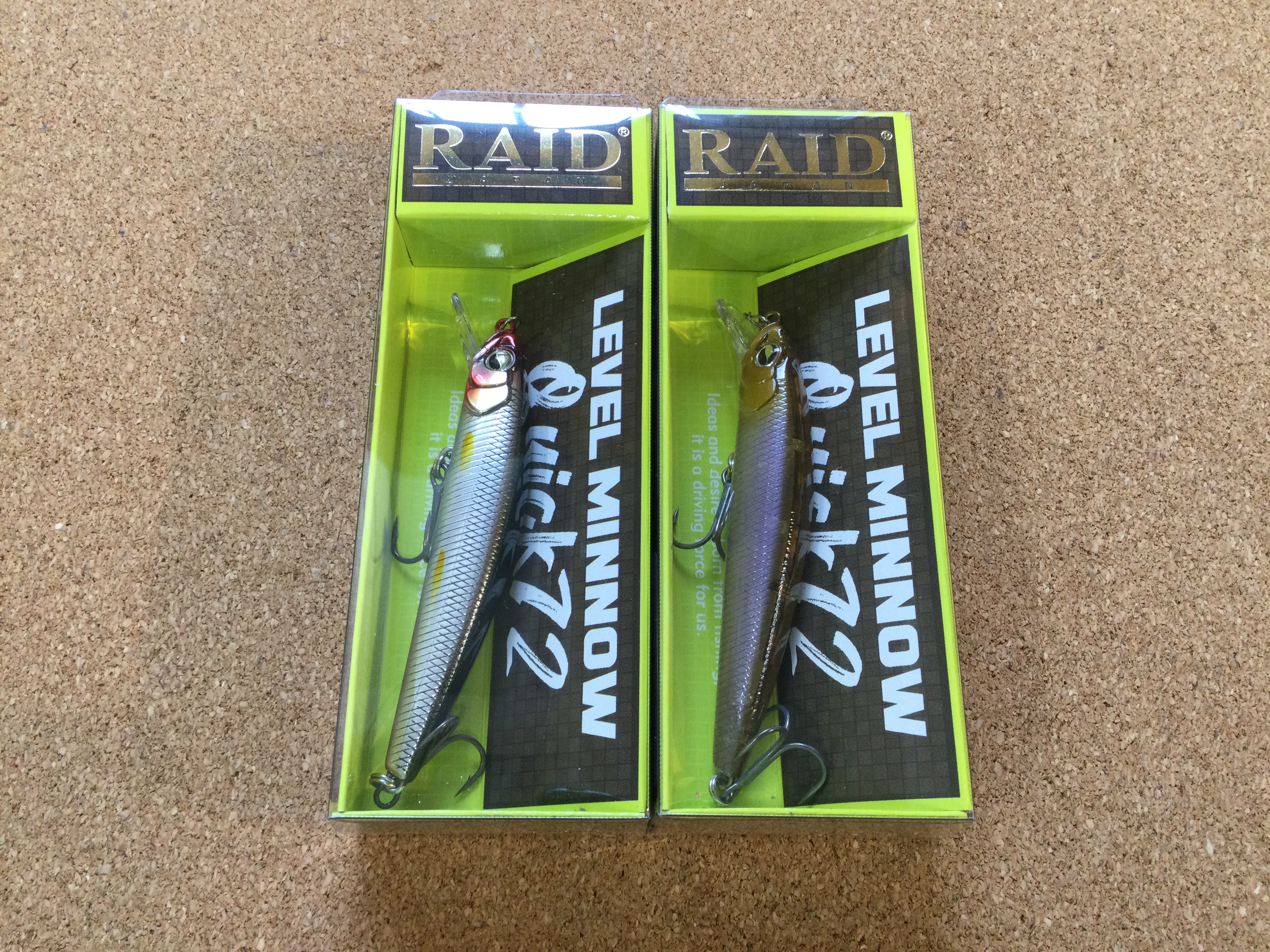 新製品入荷情報】「レイドジャパン ○レベルミノークイック72（新色