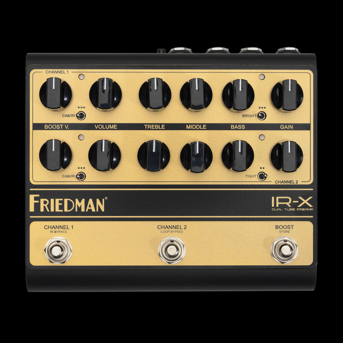 Friedman IR-X Dual Tube Preamp and DI Pedal — Truetone Music
