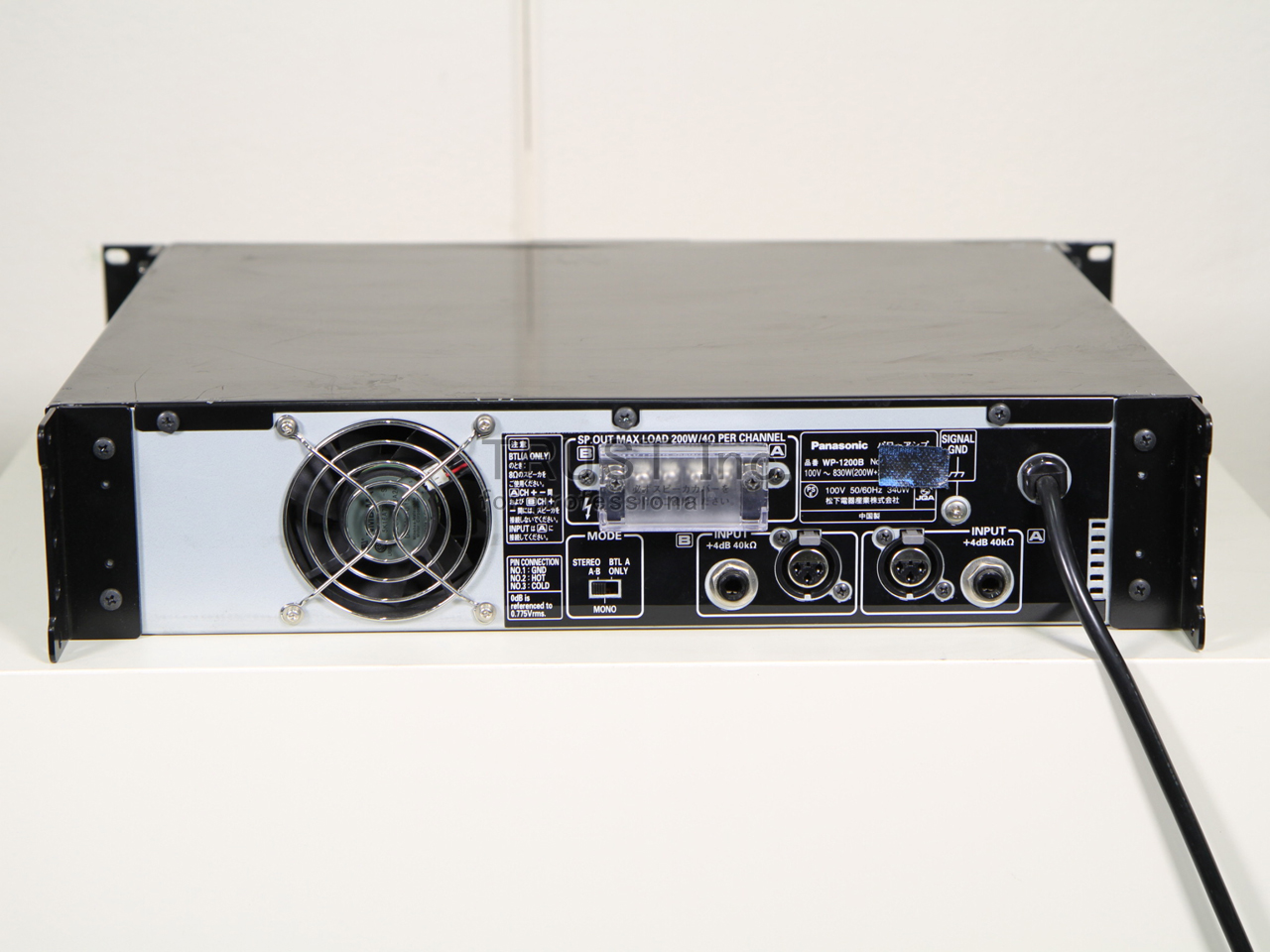 WP-1200B / Power Amplifier【中古放送用・業務用 映像機器・音響機器