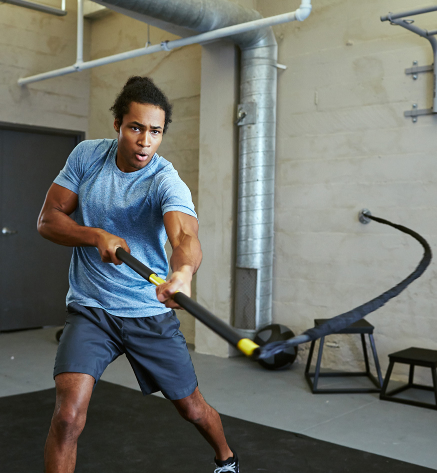 Weighted Bar for Rotational Core Training | TRX® Rip Trainer™