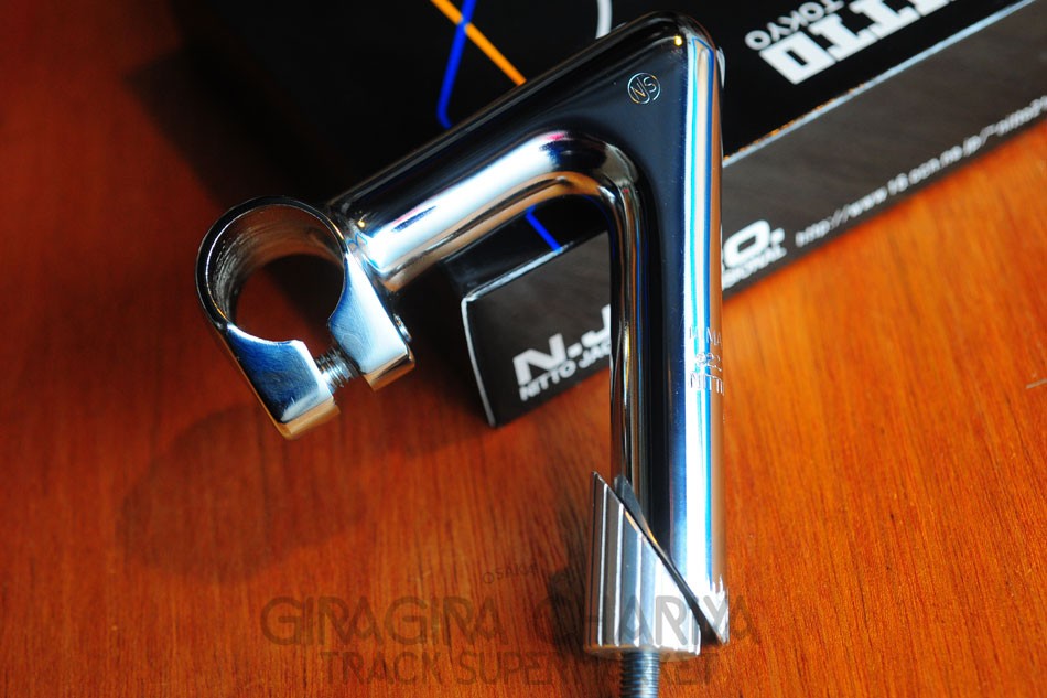 Nitto NJ PRO Jaguar Steel Chrome Track Stem (NJS) - Handles, Stems