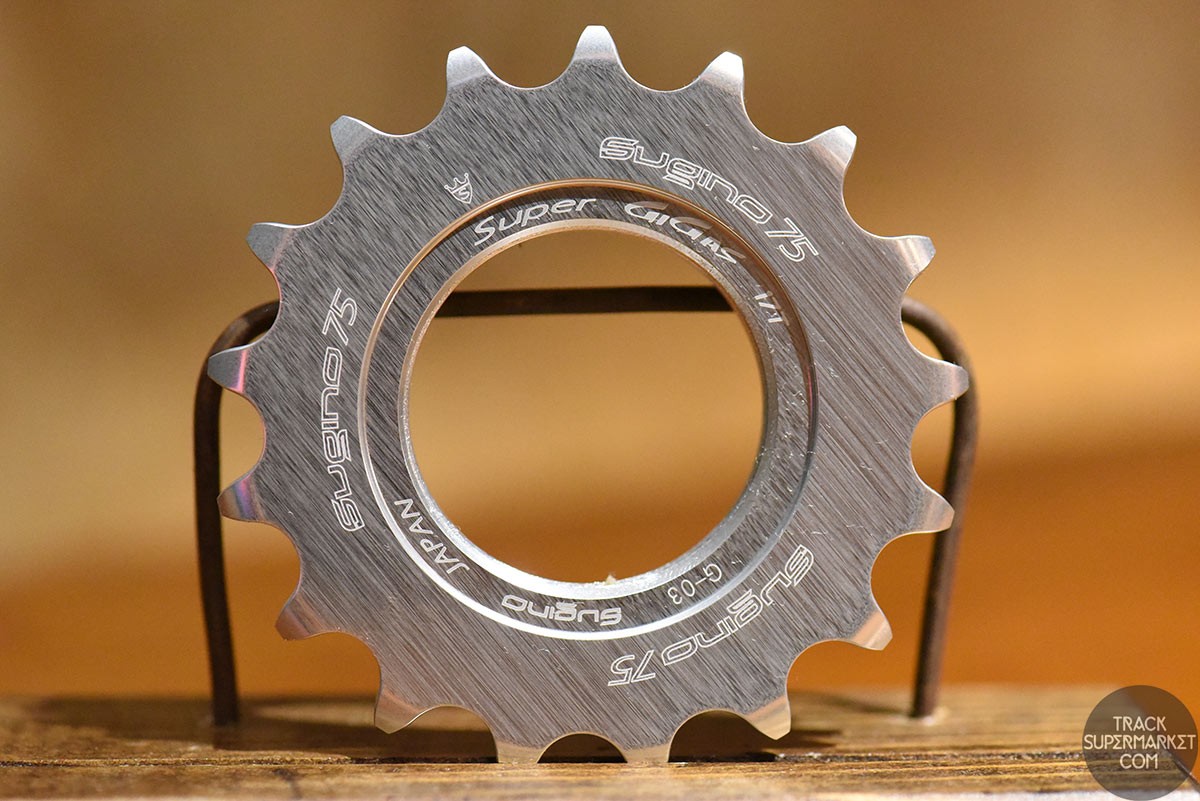 Sugino Super Gigas Cogs - Silver / Gold / Platinum (13T-17T