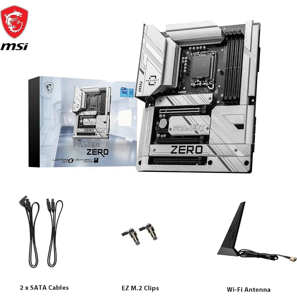 MSI Z790 Project Zero マザーボード 銀 | Techinn マザーボード