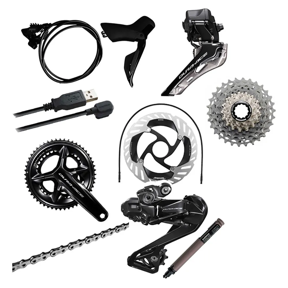 Shimano Dura Ace Di2 R9250 2x12s groupset, Black | Bikeinn