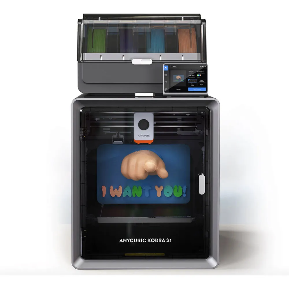 Anycubic Kobra S1 Combo 3Dプリンター クリア | Techinn