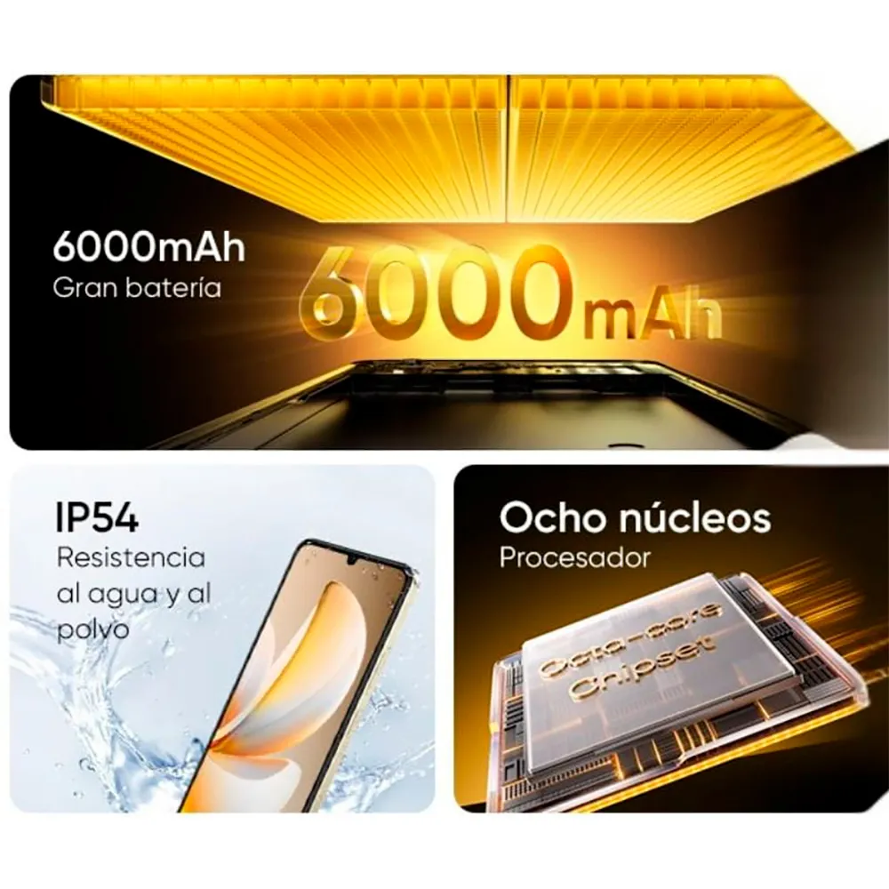 Realme Note 70T 4GB/128GB 6.7´´ 黒 | Techinn