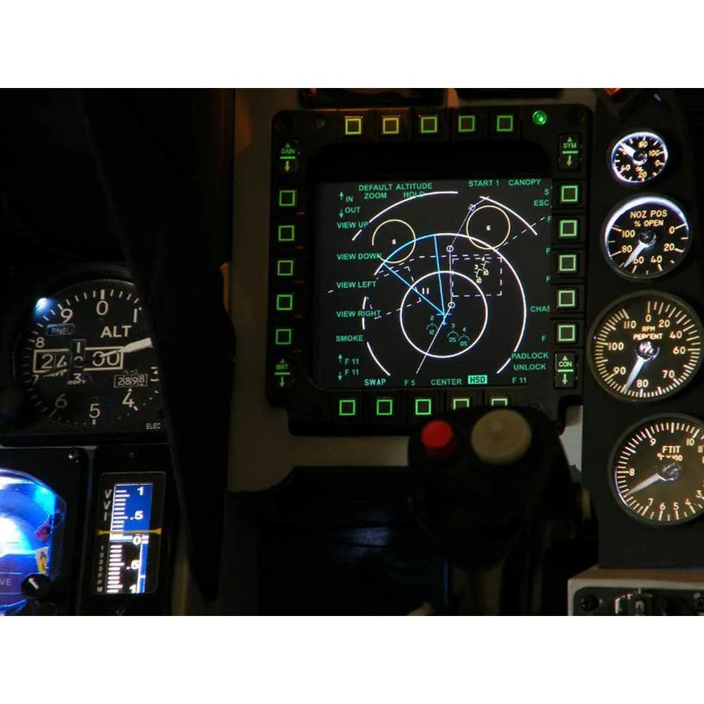 Thrustmaster MFD Cougar PC flight simulator Black | Techinn