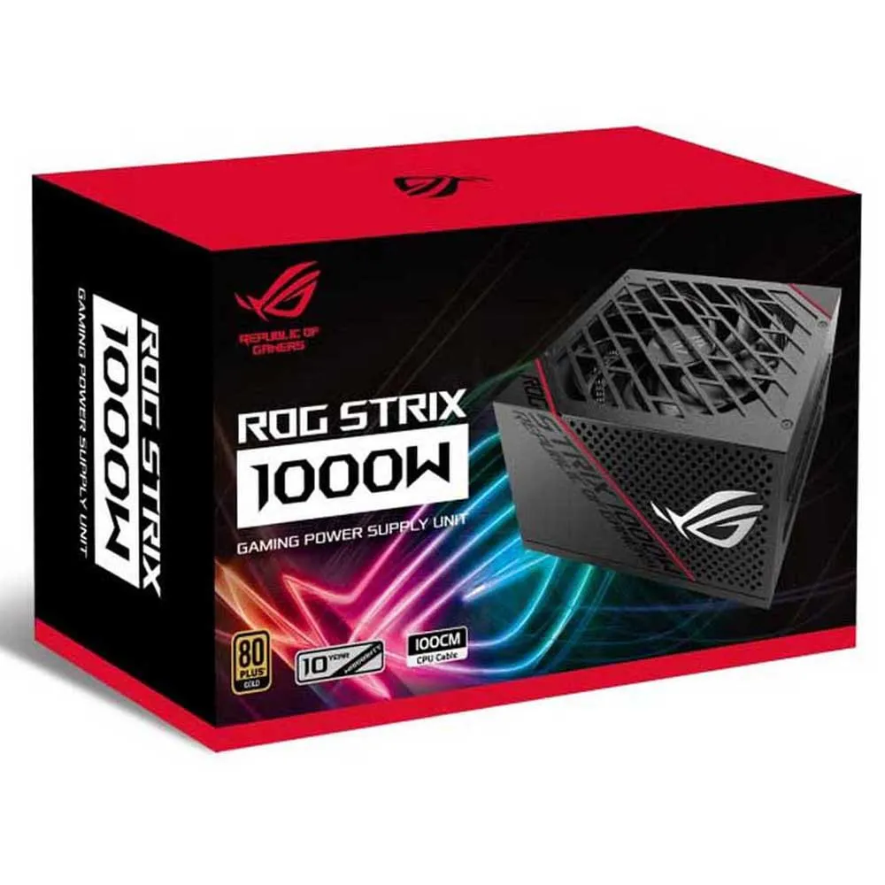 Asus ROG Strix 1000g 1000W 80 Plus Gold Modular Power Supply Black
