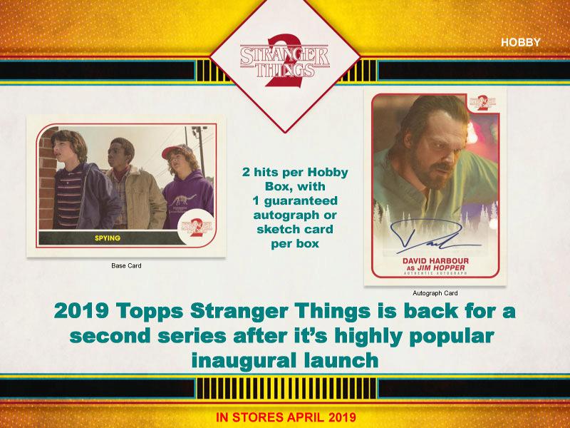 2019 TOPPS STRANGER THINGS 2 | Trading Card Journal