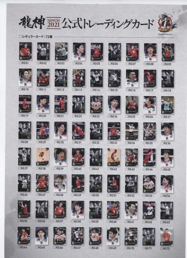 プロデュース216 2021 全日本男子バレーボール 『龍神NIPPON』【製品