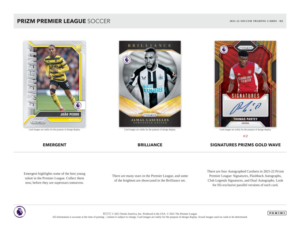 ⚽ 2021-22 PANINI PRIZM PREMIER LEAGUE SOCCER H2 【製品情報