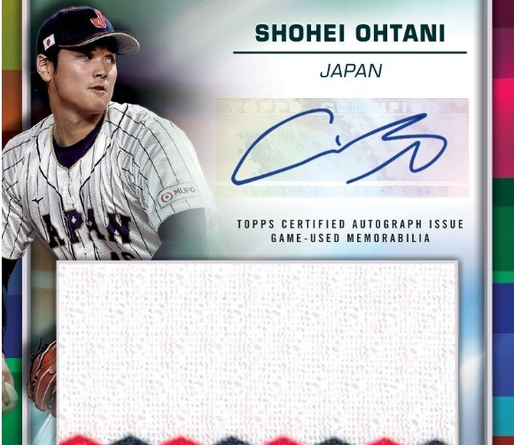 大谷のWBCジャージー＆サインカードも！ TOPPS社が最新BOXを新発売