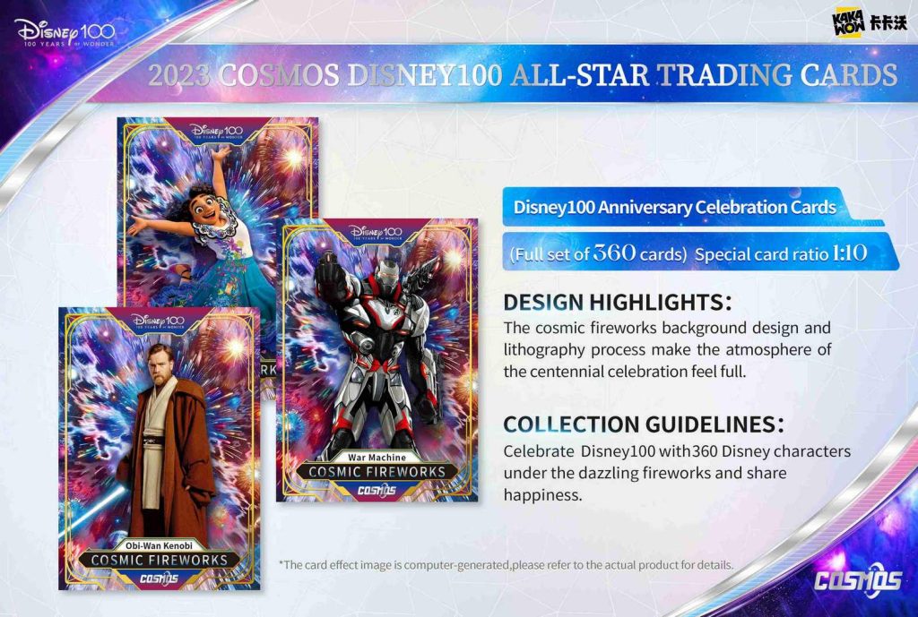 2023 KAKAWOW COSMOS DISNEY100 ALL-STAR TRADING CARDS【製品情報