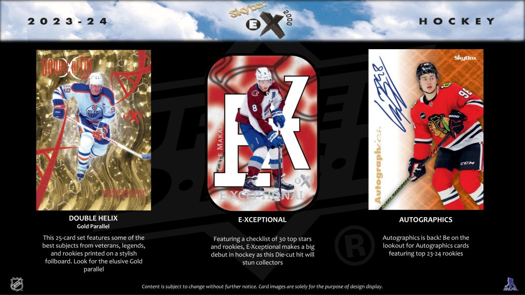 NHL 2023-24 UPPER DECK SKYBOX E-X 2000 HOBBY【製品情報】 | Trading