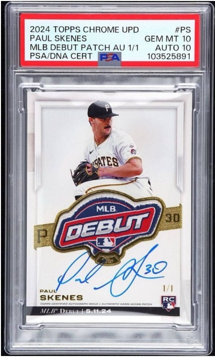 ニューストピックス】新人王カーツの「デビューパッチサイン」カードは