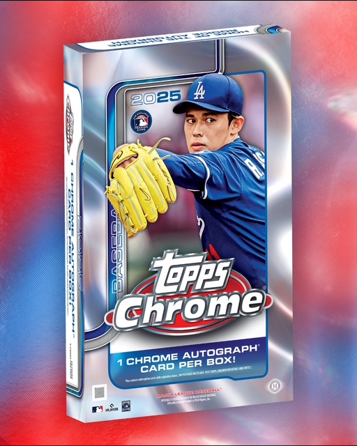 佐々木朗希がTopps Chromeのパッケージに初登場！MLBルーキーカードの