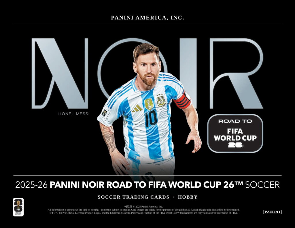 製品情報】2025-26 PANINI NOIR ROAD FIFA TO WORLD CUP 26™ SOCCER HOBBY