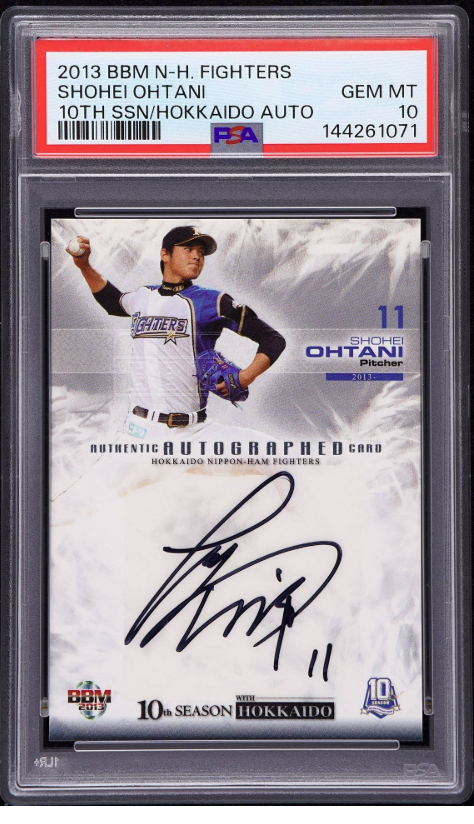 Goldin Auctions Report】約6,670万円！ 大谷翔平のルーキー初期型