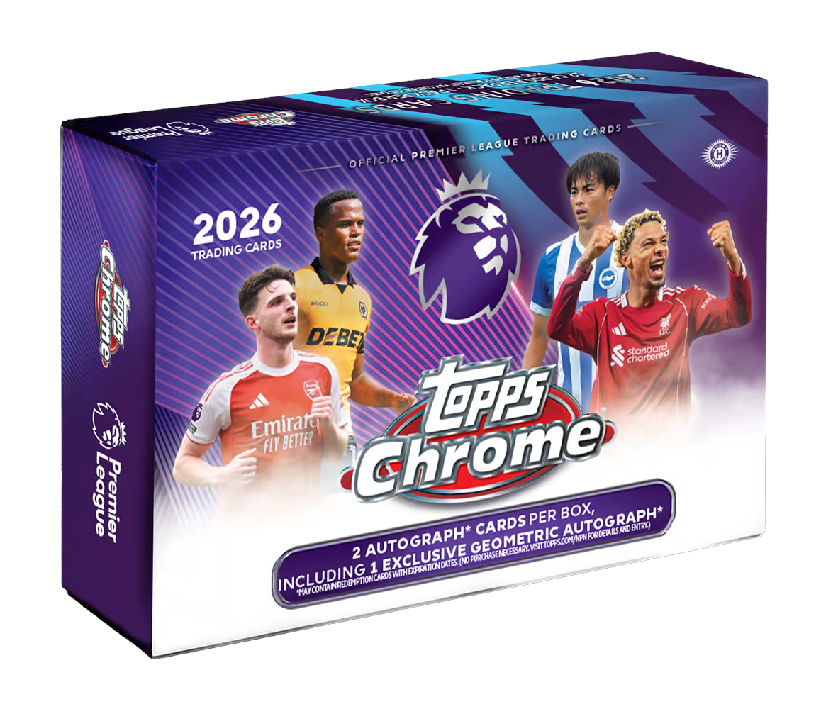製品情報】2026 TOPPS CHROME PREMIER LEAGUE SOCCER BREAKER DELIGHT