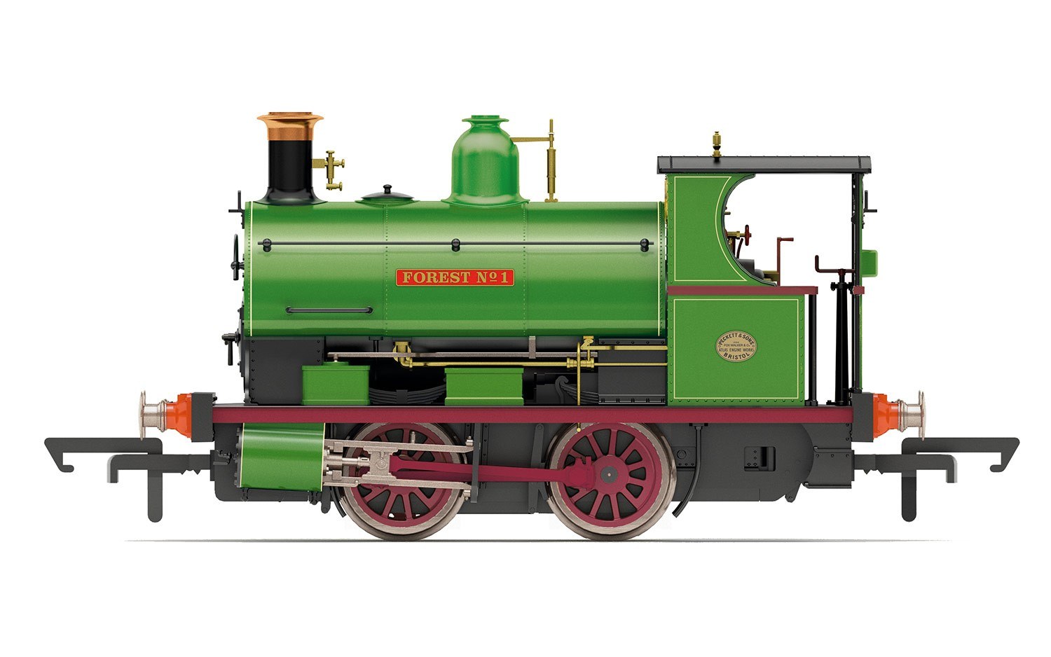 Hornby R3680 OO Charity Colliery Forest Peckett W4 Class 0-4-0ST