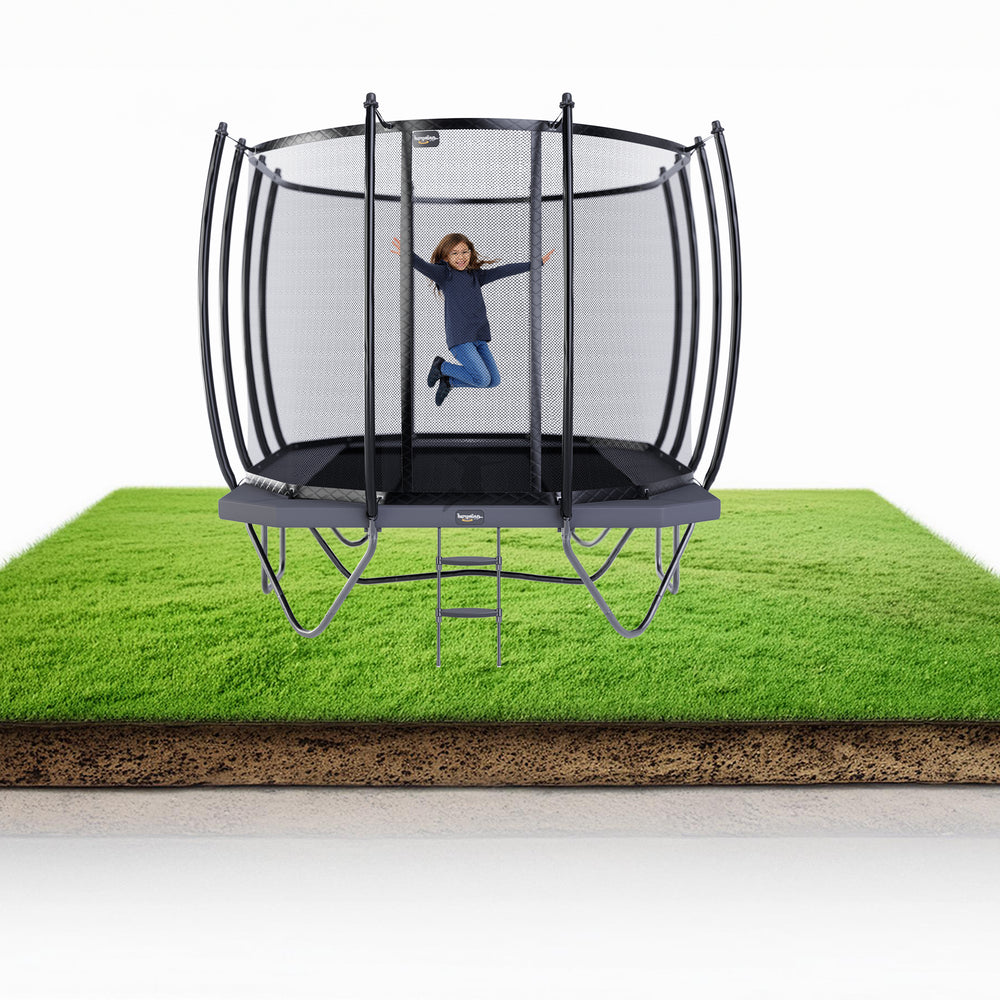 10x14' Rectangle Trampoline Pro-Line Avyna Above Ground