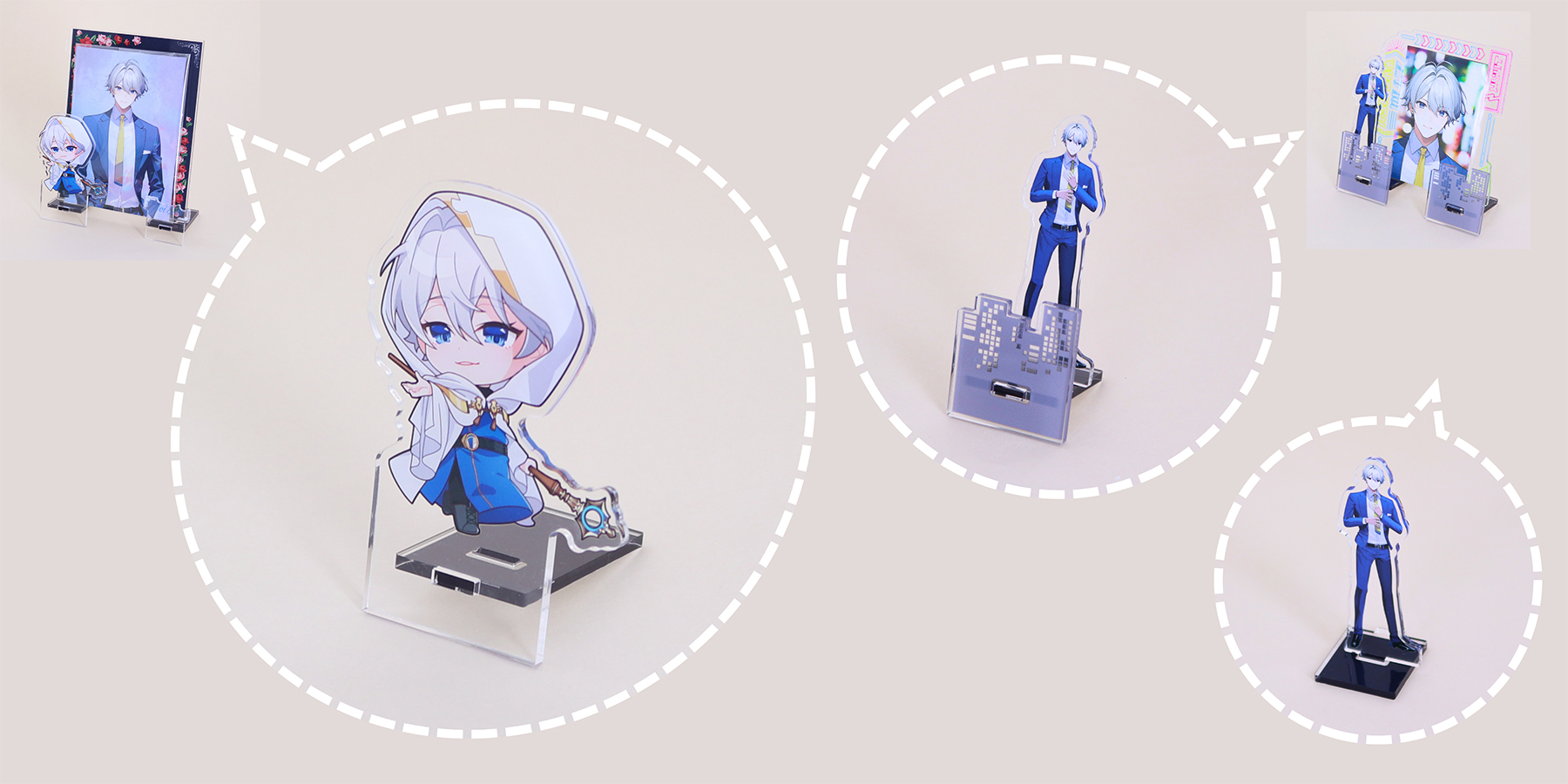 アクリルフォトスタンド｜ブロマイドやトレカをかわいく撮れる・飾れる