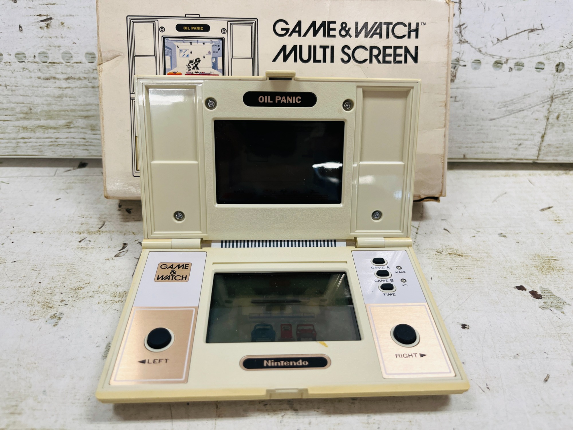 GAME＆WATCH(ゲームアンドウォッチ)のドンキーコングとオイルパニック