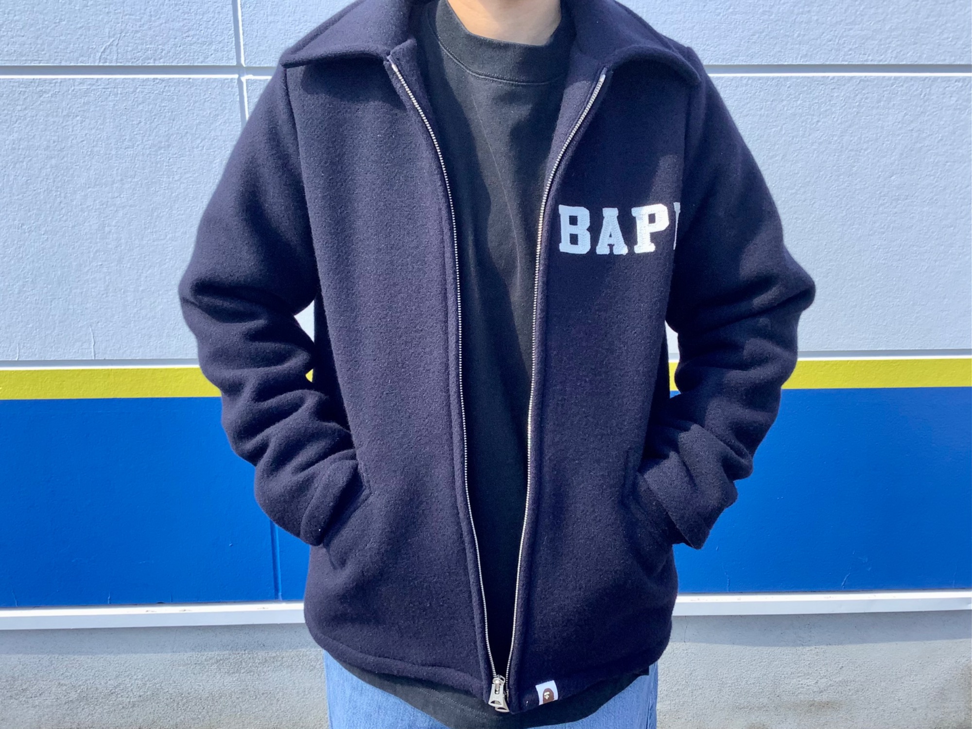 A BATHING APEより「メルトンウールジャケット」が買取入荷いたしまし